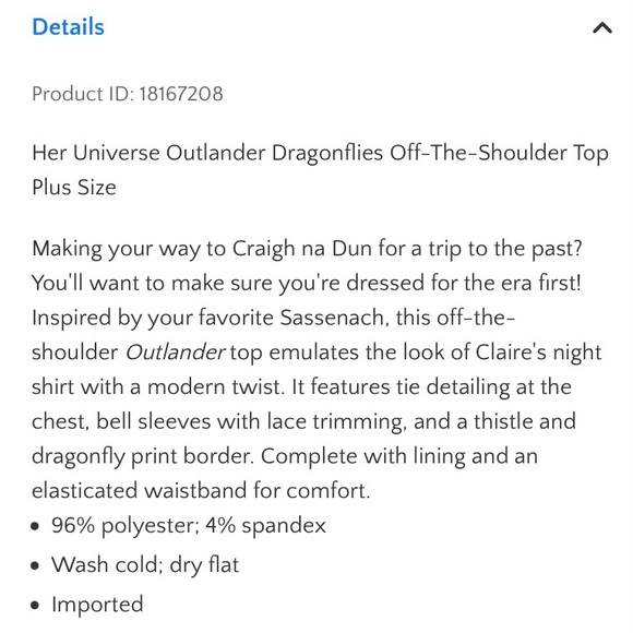 Beautiful never worn off shoulder top - Picture 6 of 6